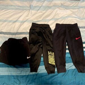 3 pairs of 2T Nike Bottoms (1 is 24 months but fits same)